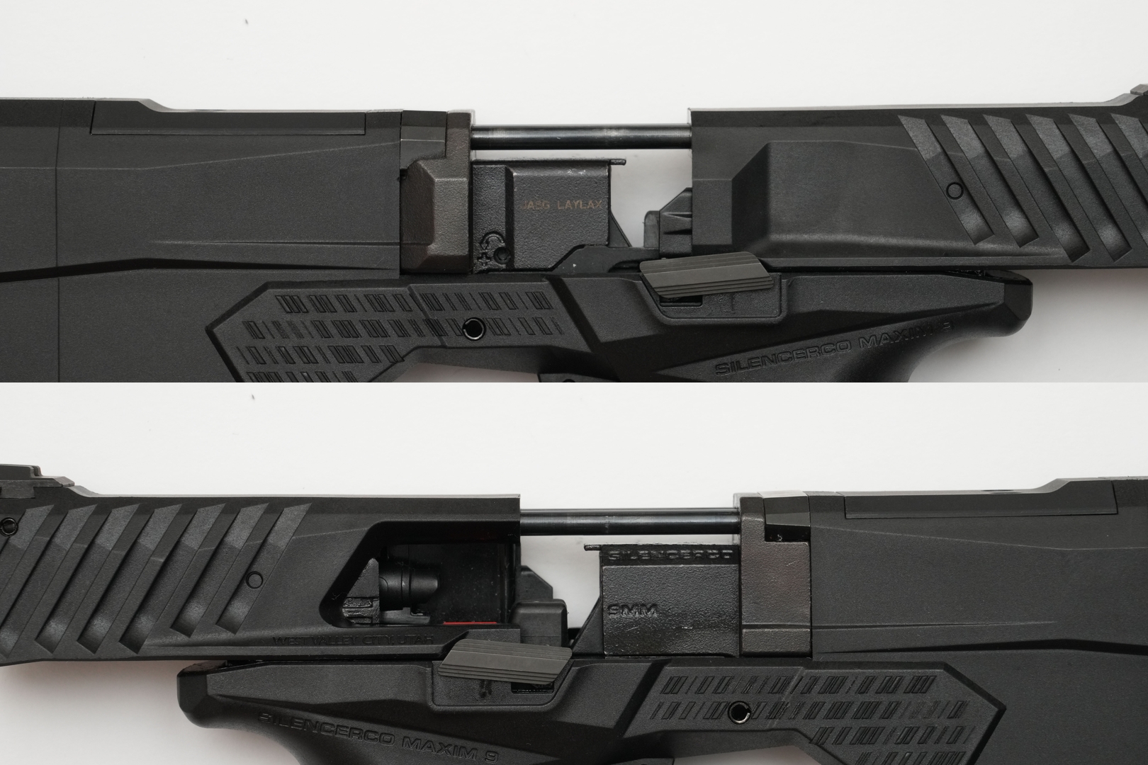 ホップアップはチャンバー左側のイモネジで調整する