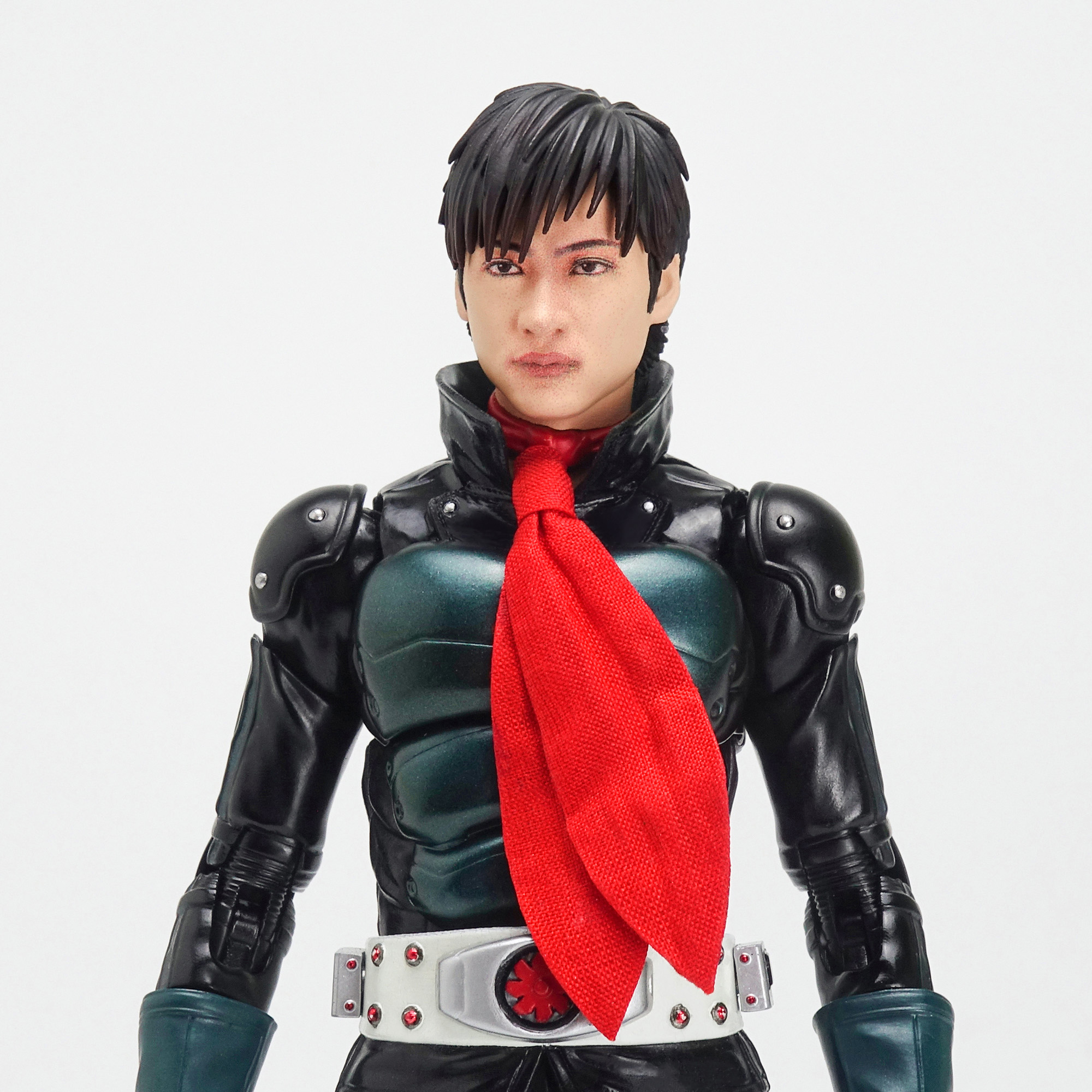 「仮面ライダー THE NEXT」当時の黄川田雅哉氏を再現。真骨彫製法ならではの技術で再現