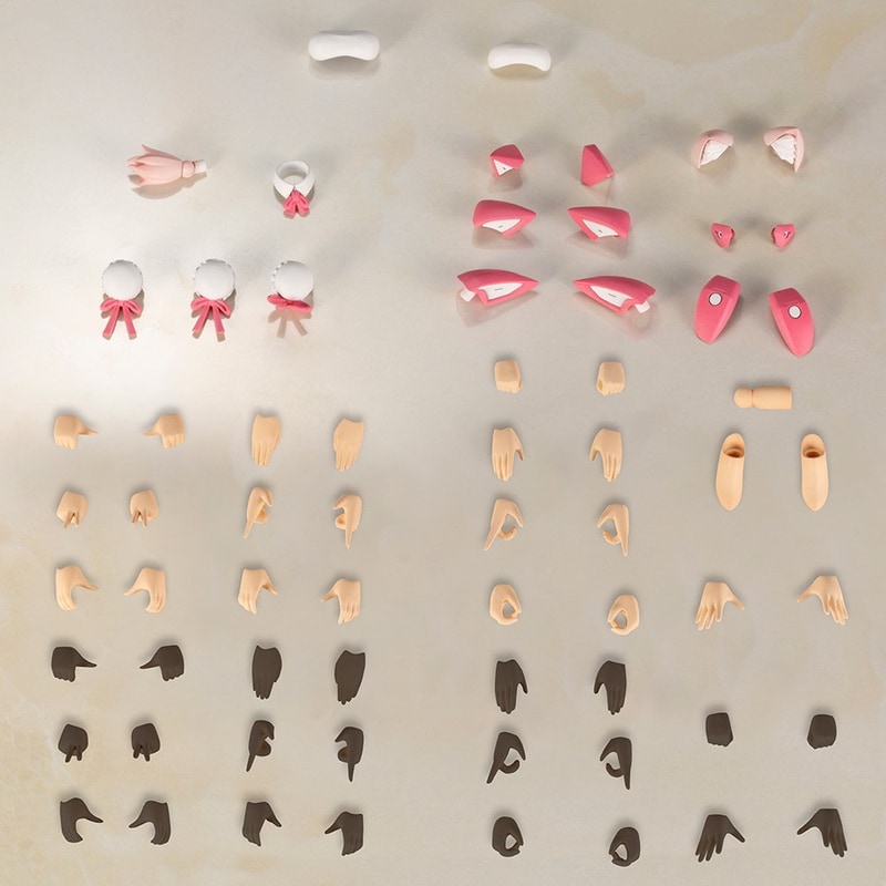 コトブキヤショップ限定特典「特別髪の毛パーツセット＆タンポ無し顔パーツ」