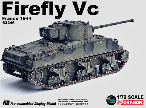 プラッツ、ドラゴン製1/72スケール完成品「ファイアフライ VC」2