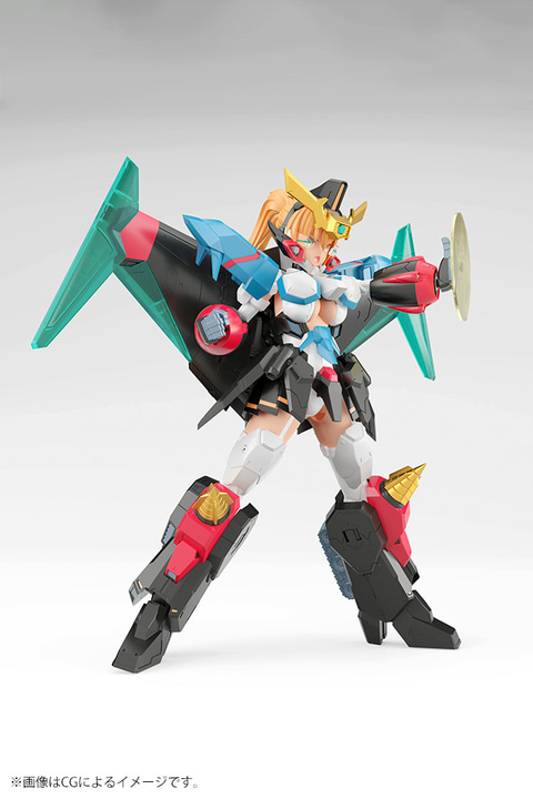 コトブキヤの美少女プラモ「クロスフレーム・ガール ガオファイガー