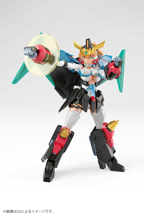 コトブキヤの美少女プラモ「クロスフレーム・ガール ガオファイガー