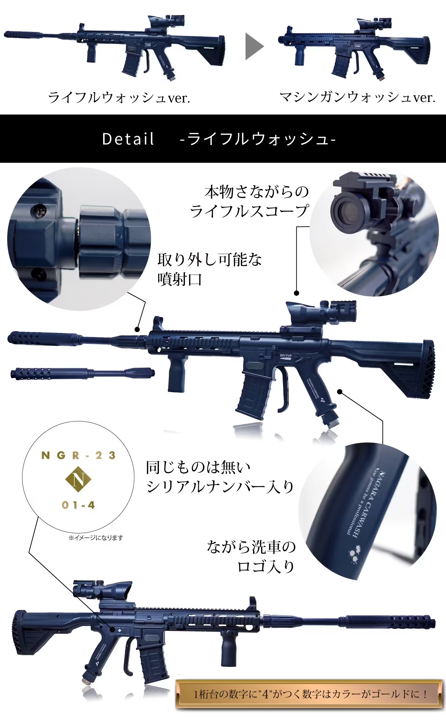 「ライフルウォッシュ」