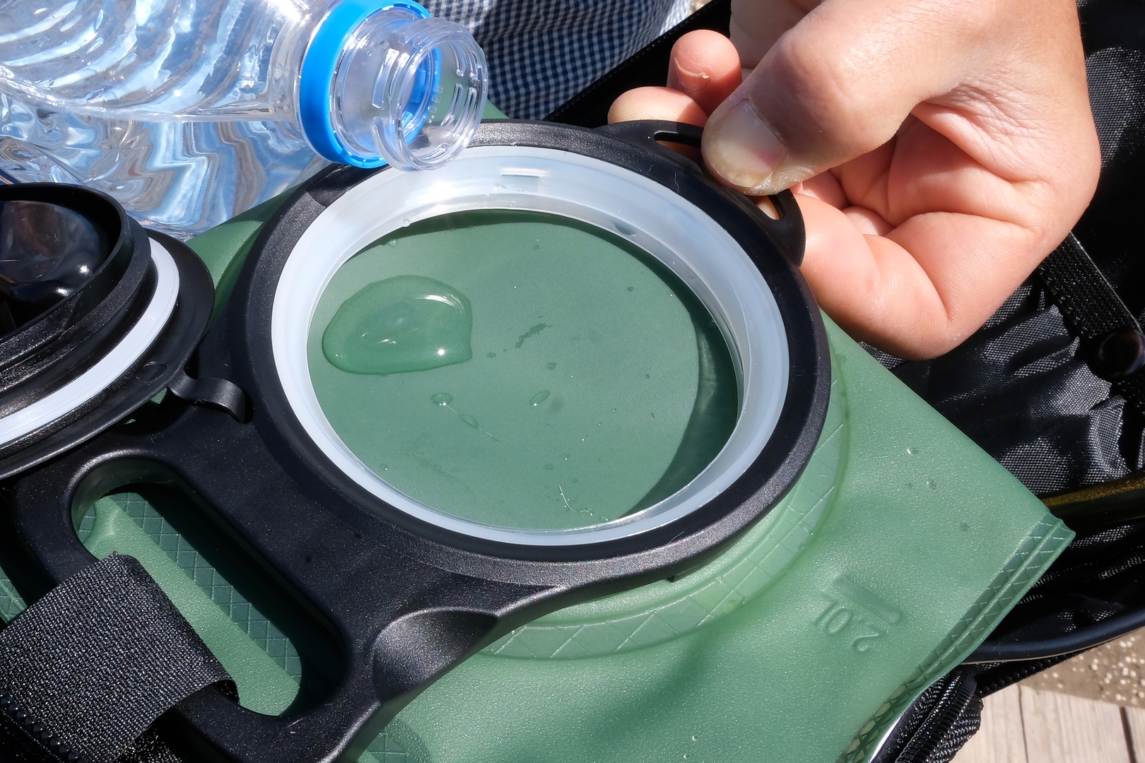 水を300ml入れる