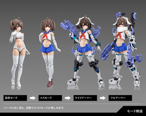 コトブキヤ、美少女プラモデル「メガミデバイス」より「BUSTER