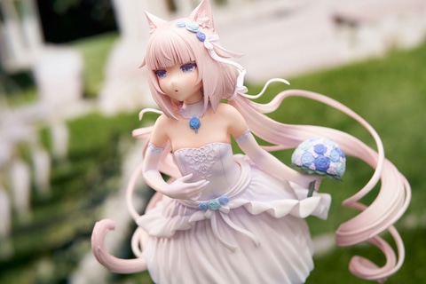 ネコぱら」よりウエディングドレス姿のショコラ＆バニラのフィギュアが