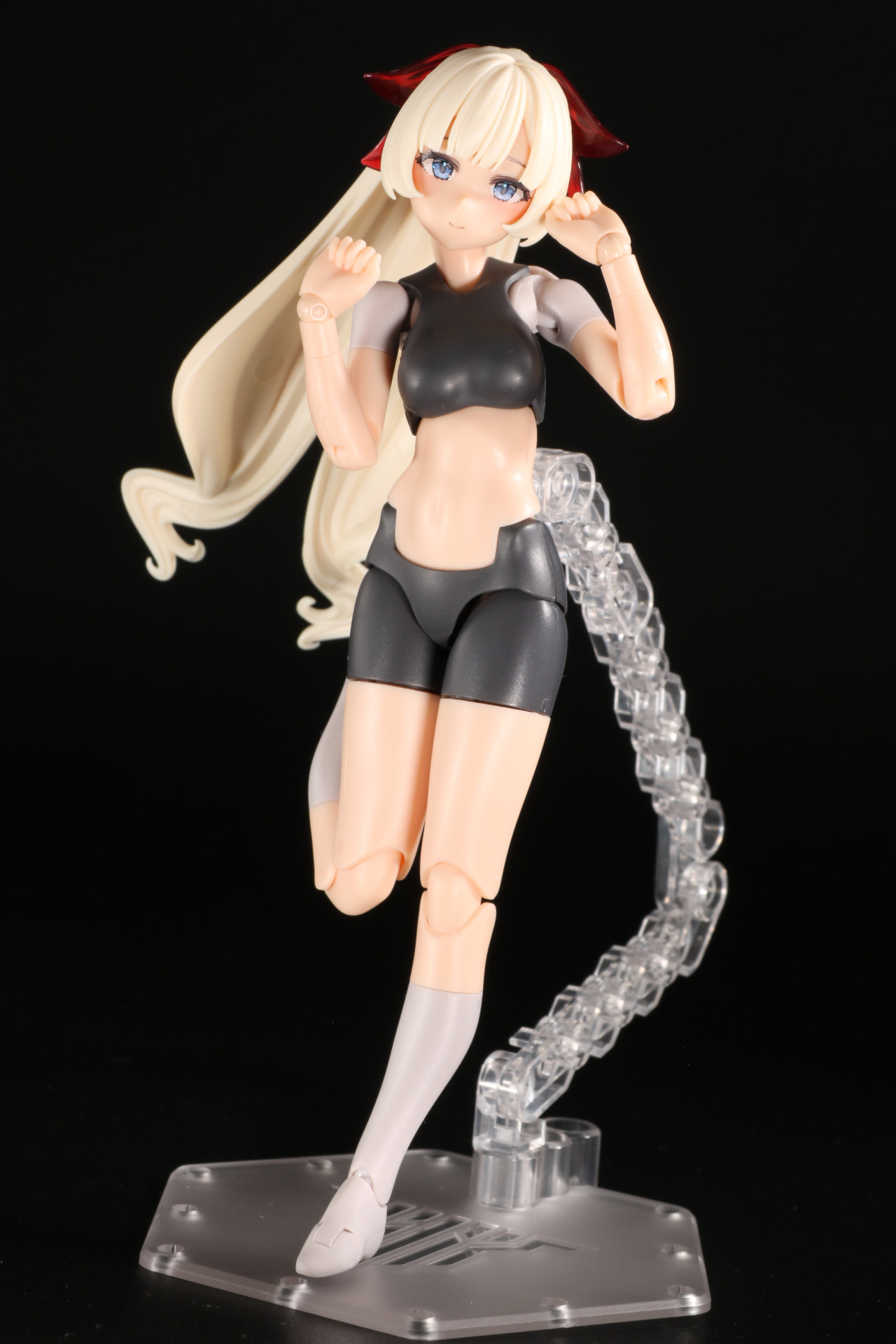 可愛いポーズもしっかり決まる