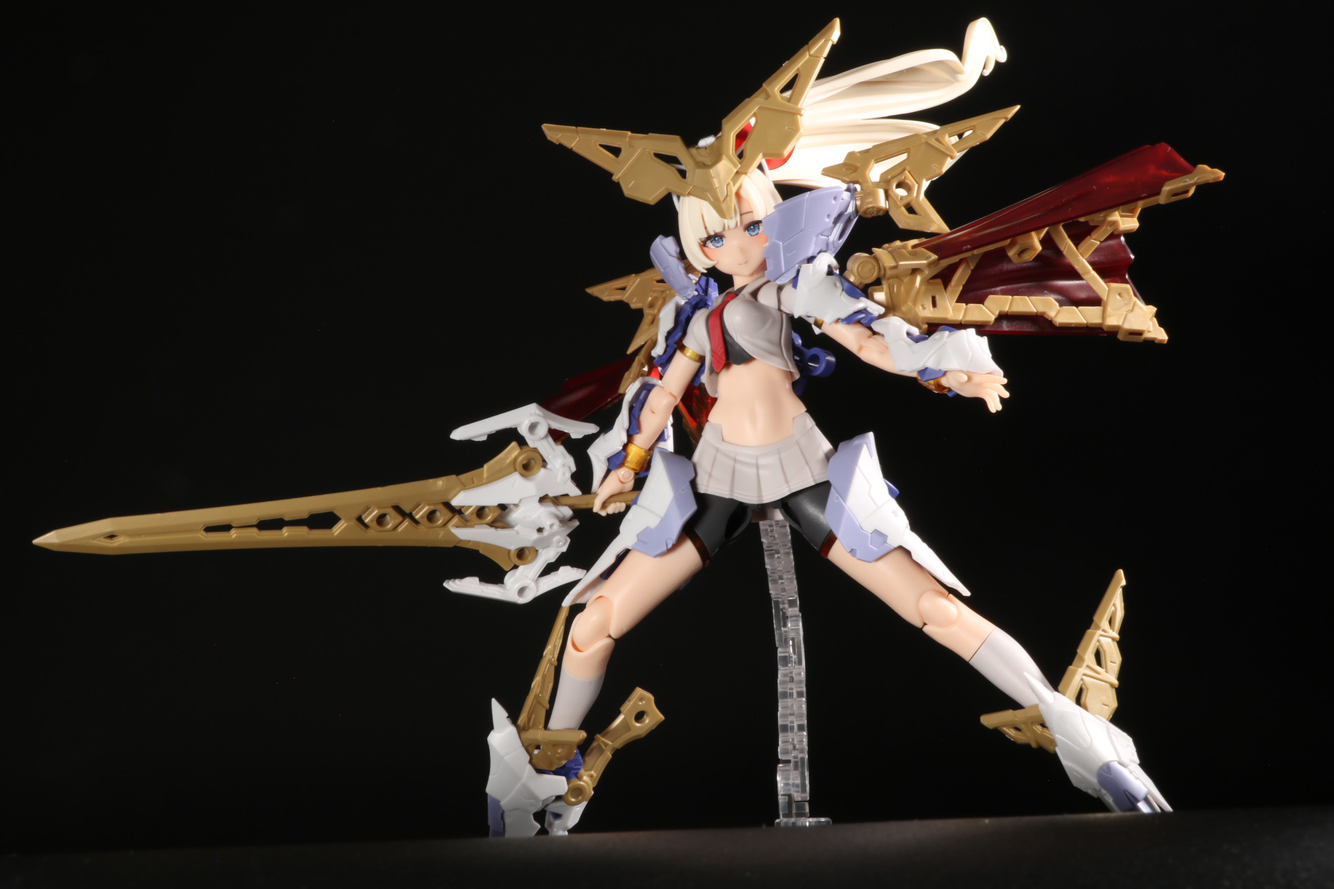 大剣を手に勇ましく