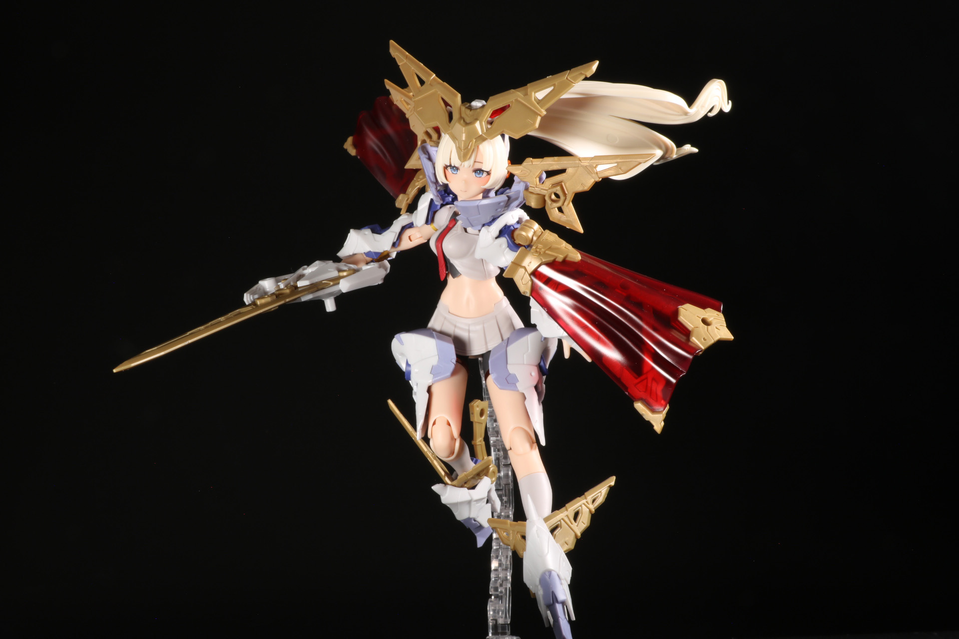 フルアーマー状態でも軽やかな動きも表現できる