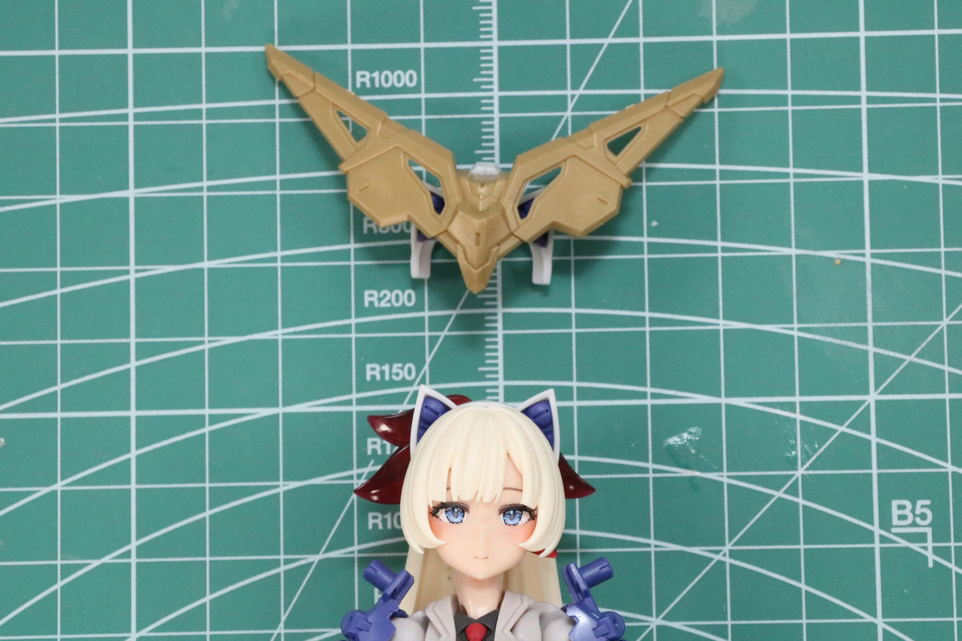 ライトアーマー時のカチューシャパーツと交換