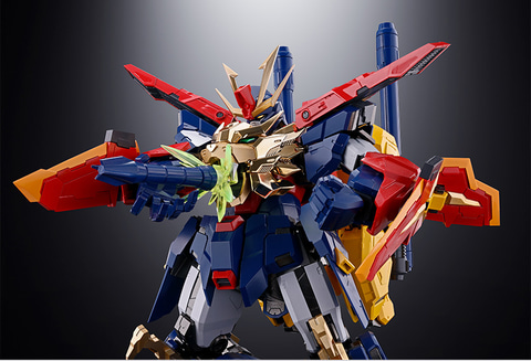 超合金魂 GX-113 ガンダムビルドファイターズトライ最強機動 超合金魂 GX-113 最強機動 ガンダムトライオン3 | 魂ウェブ