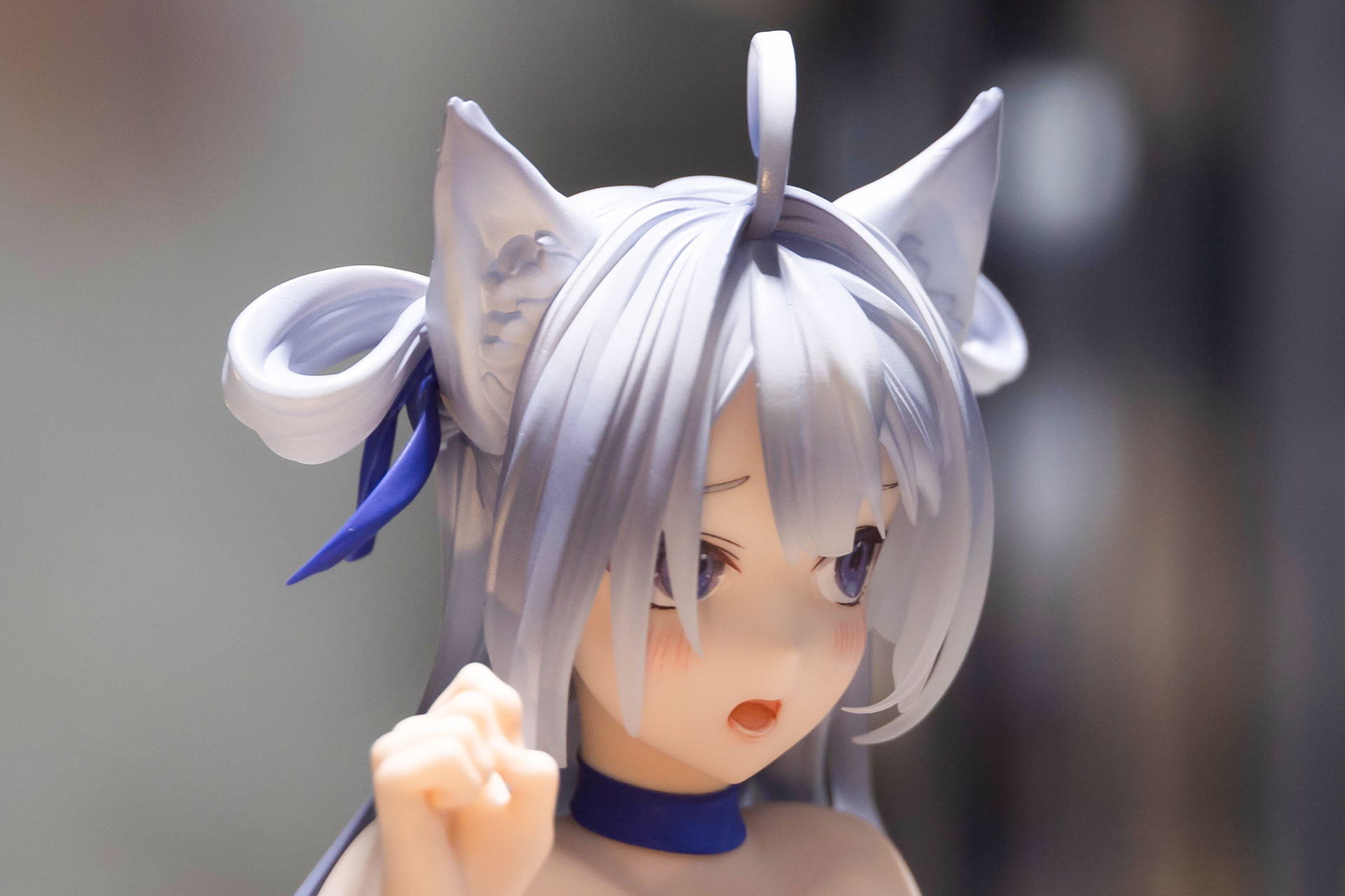 髪の色と同化している猫耳など、複雑な形状も違和感なくまとめ上げている