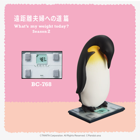パンダの穴」とタニタのコラボガチャ「TANITA 今日は何キロ