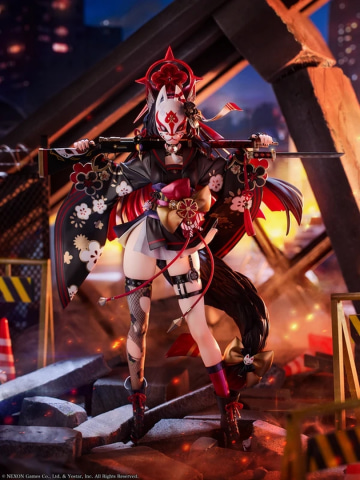 ブルアカ」ワカモのフィギュア発売日が5月31日に決定！ お面ON