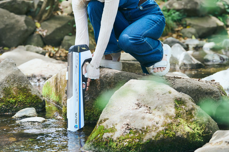 30秒で満タンになる迅速給水システム