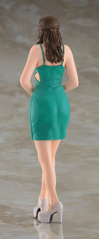 ハセガワ 　1/12フィギュア コレクション ★フロアレディ★【塗装済完成品】 ハセガワ 1/12フィギュア コレクション ☆フロアレディ☆【塗装