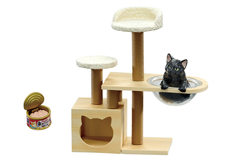 猫がいる生活の“あるある”を再現！ リーメント、ミニチュア