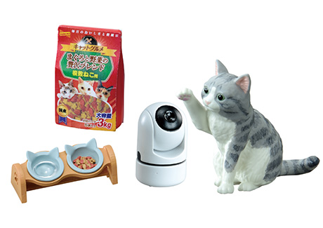 猫がいる生活の“あるある”を再現！ リーメント、ミニチュア
