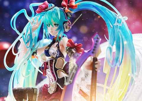 美樹本晴彦氏のイラストをもとに立体化したフィギュア「初音ミク