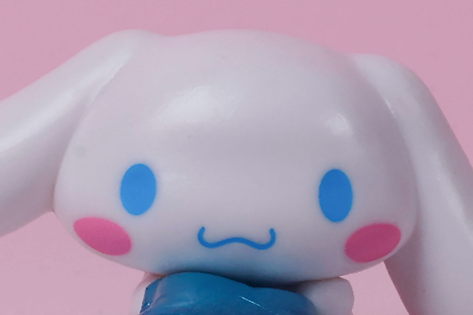 表情と色合いが絶妙なバランスのシナモロール