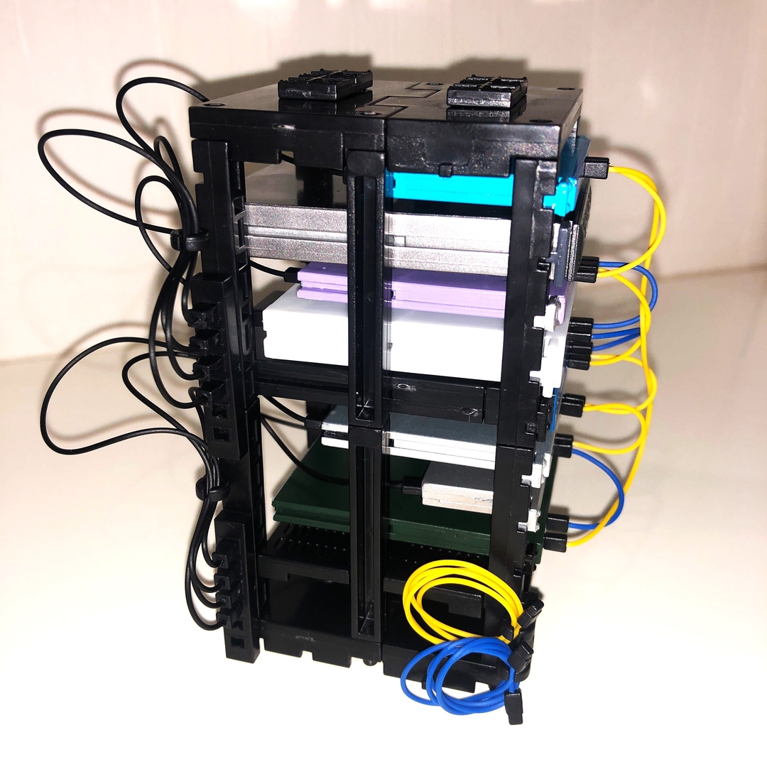 「手のひらネットワーク機器2」と「1.1」の全種をひとつにまとめたもの