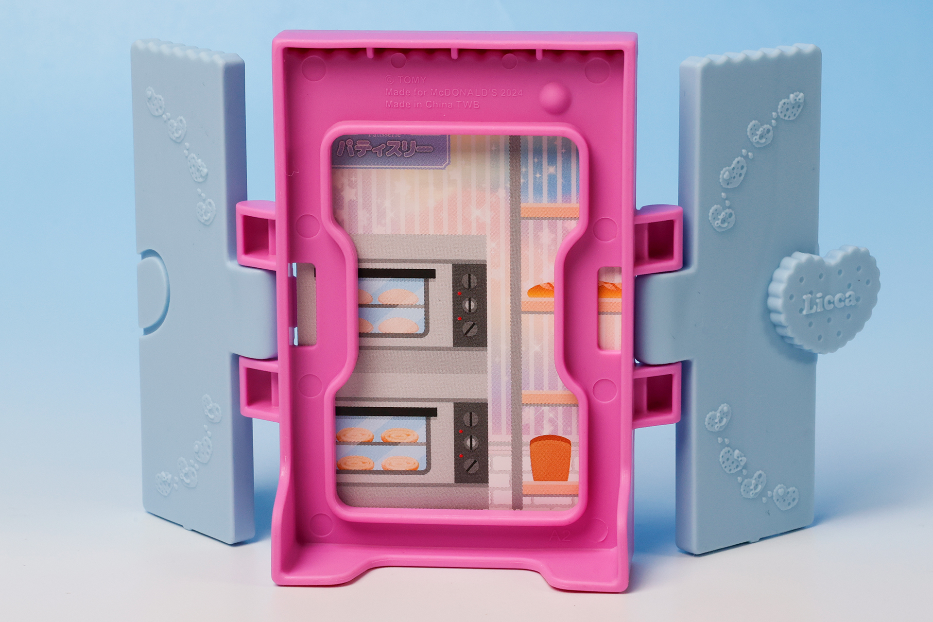 背景スタンドを背面側から見たところ