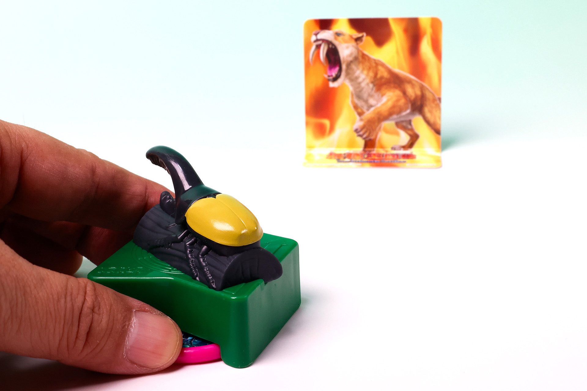 ヘラクレスオオカブトは強力な牙を持つスミロドンに勝てるか！？