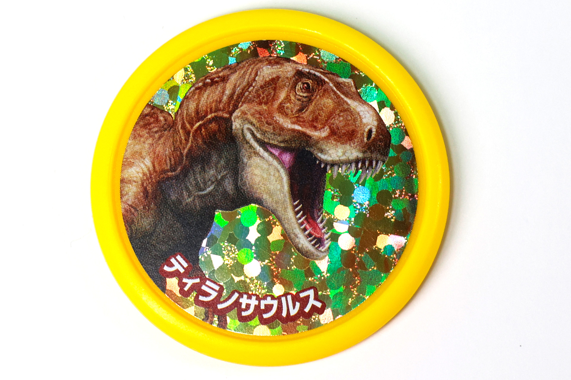 ティラノサウルスが描かれたディスク