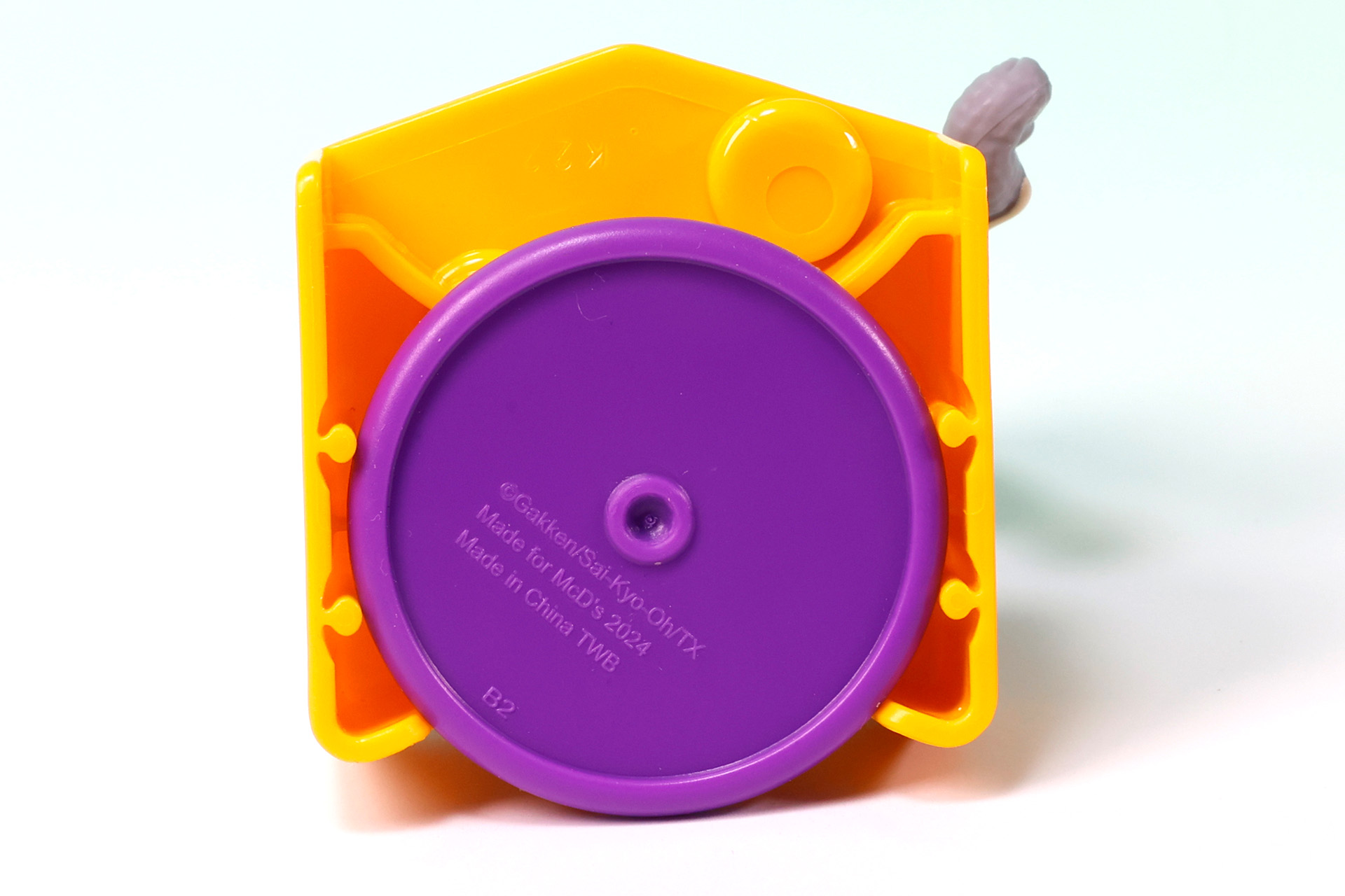 ディスクを台座の底面部分セット