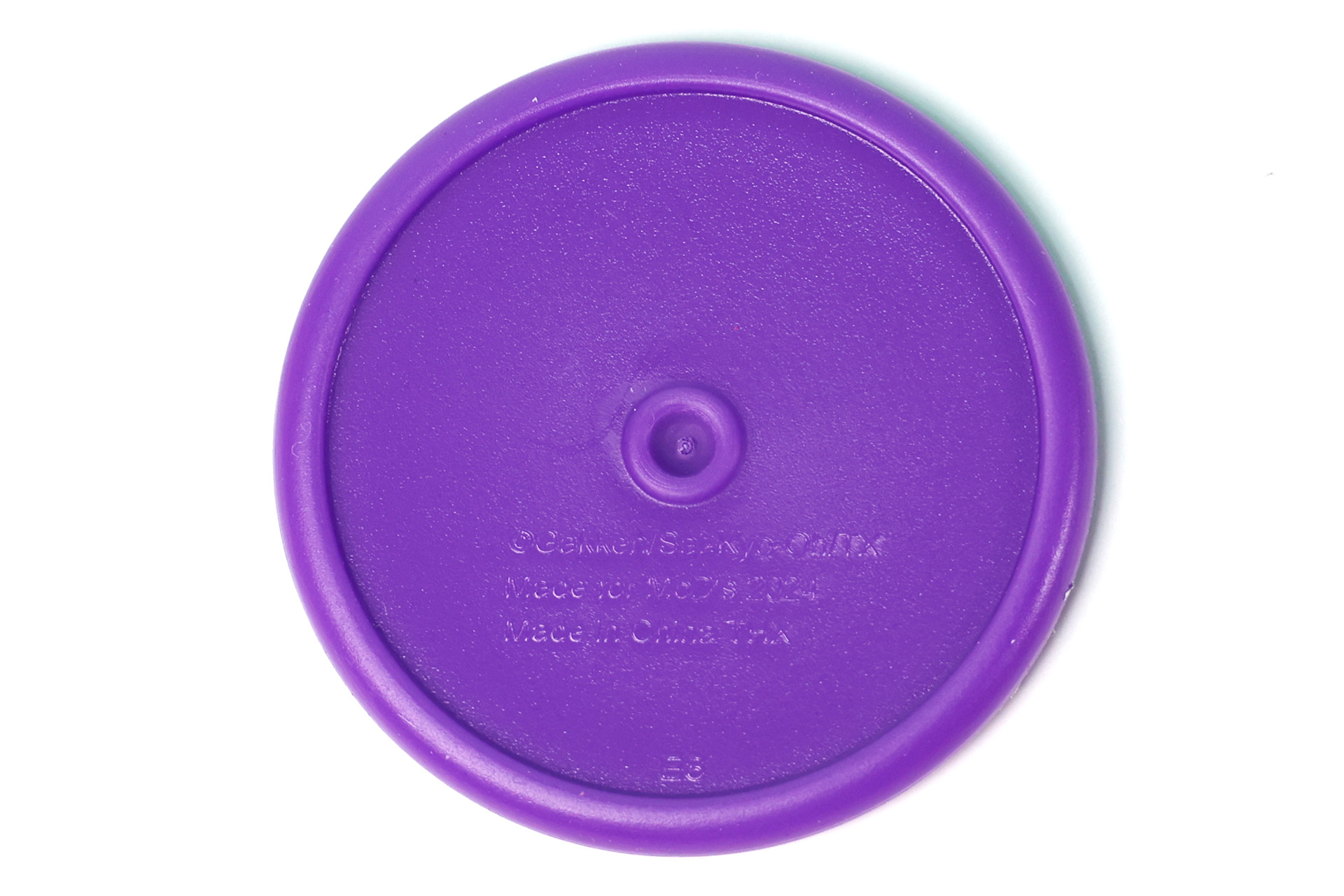 ディスクの色は紫だ