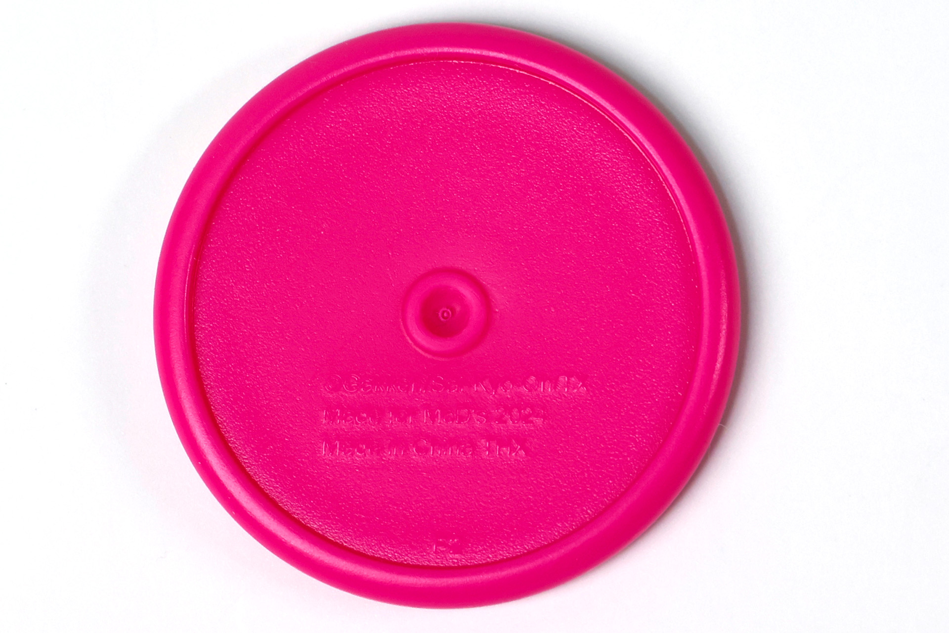 ディスクはピンク色だ