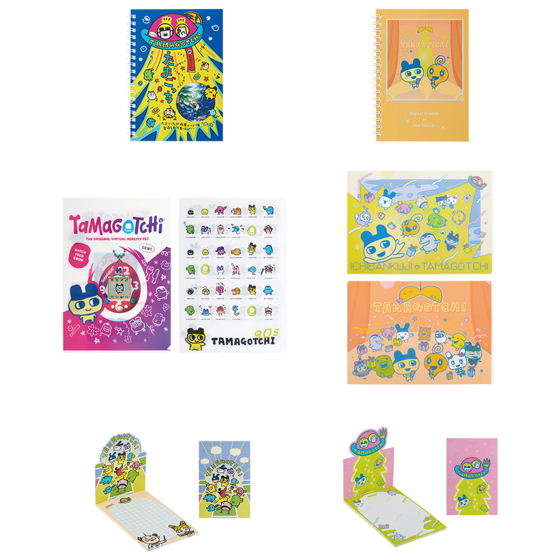 たまごっちのパッケージ柄や一番くじオリジナルアートを使用したデザインなどから選べる