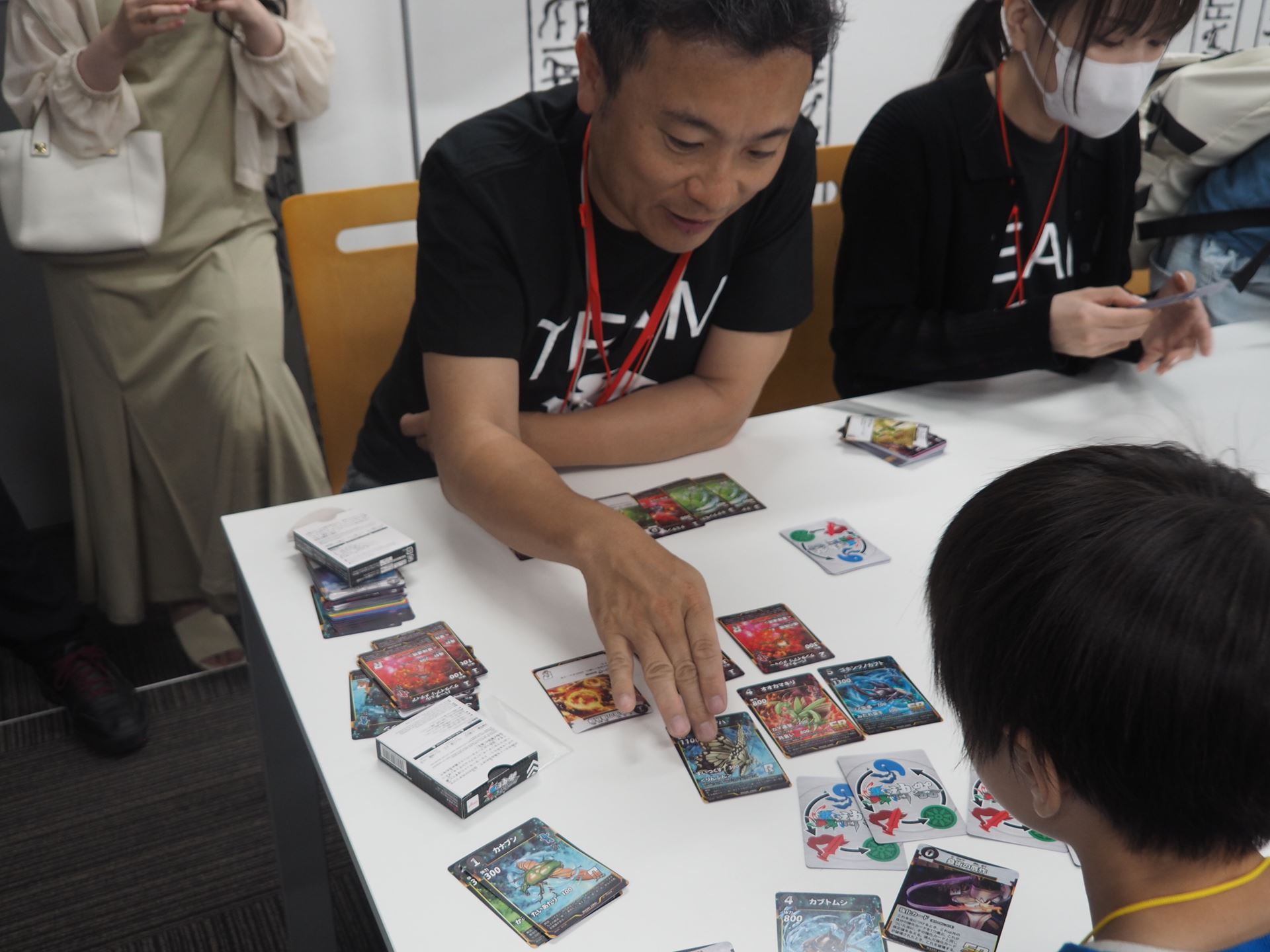 西田社長と小学生との対戦も