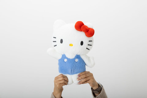 デニーズ　ハローキティ　オリジナル　ぴょこのる　ぬいぐるみ　当選品　非売品　新品未開封 オリジナルグッズが当たる！デニーズ×ハローキティ「誕生45周年記念