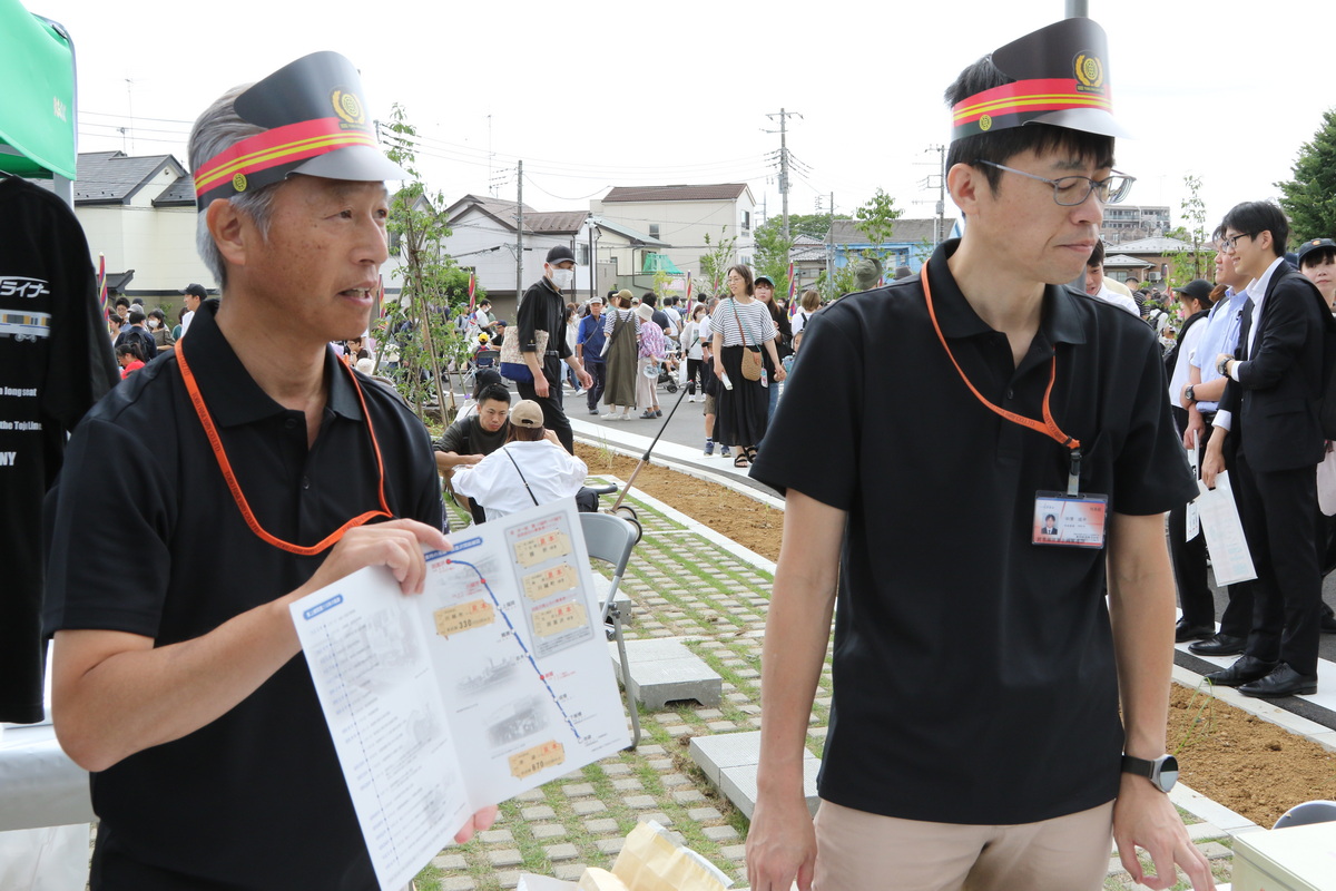 東上線改行110周年を記念した切符も販売された。すぐに売り切れていた