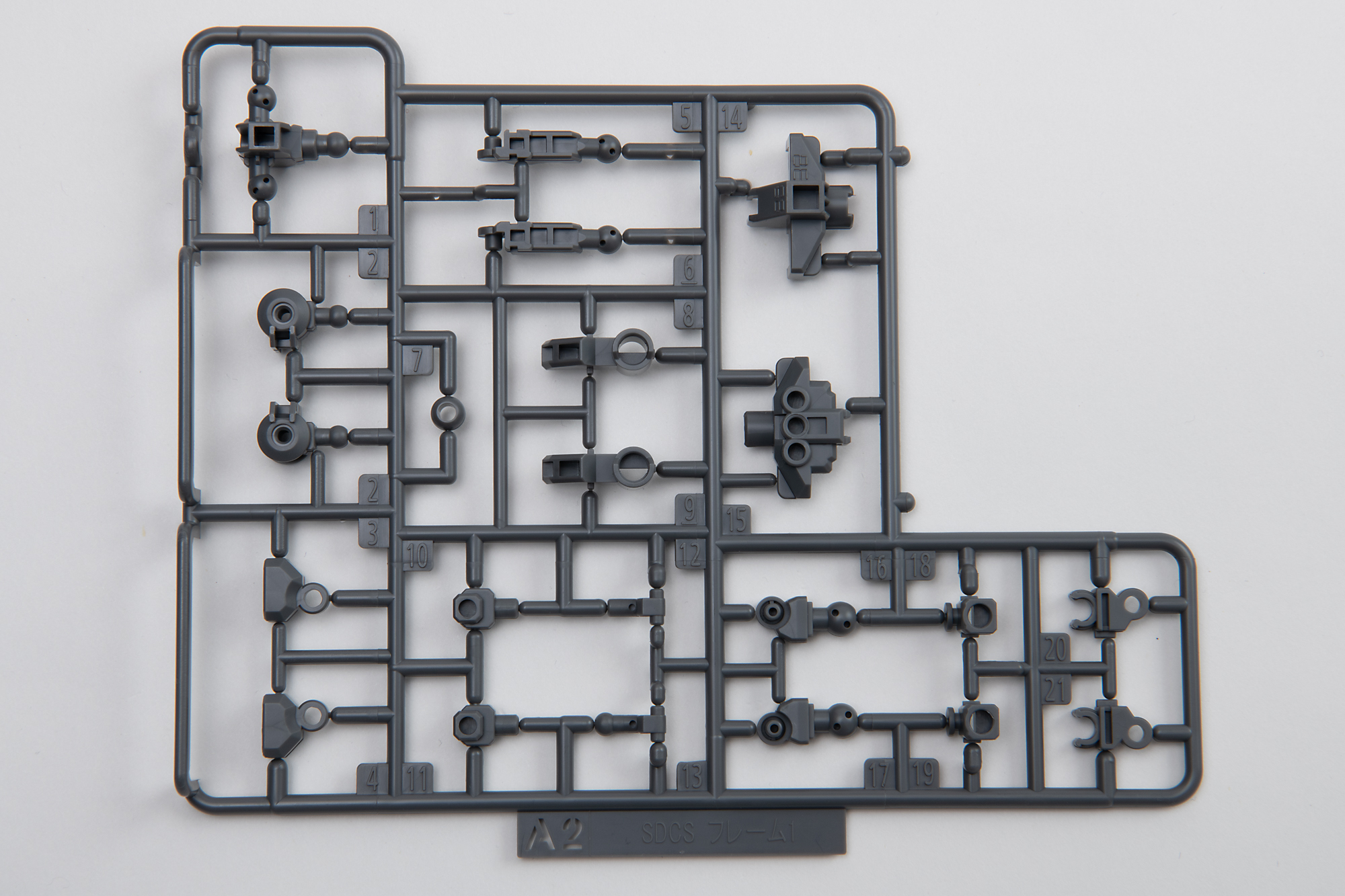 ランナーはタッチゲートを採用。パーツが切り取りやすく、跡も目立ちにくい作りになっています