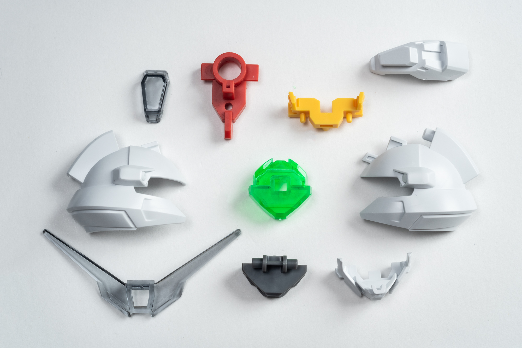 頭部パーツ全景