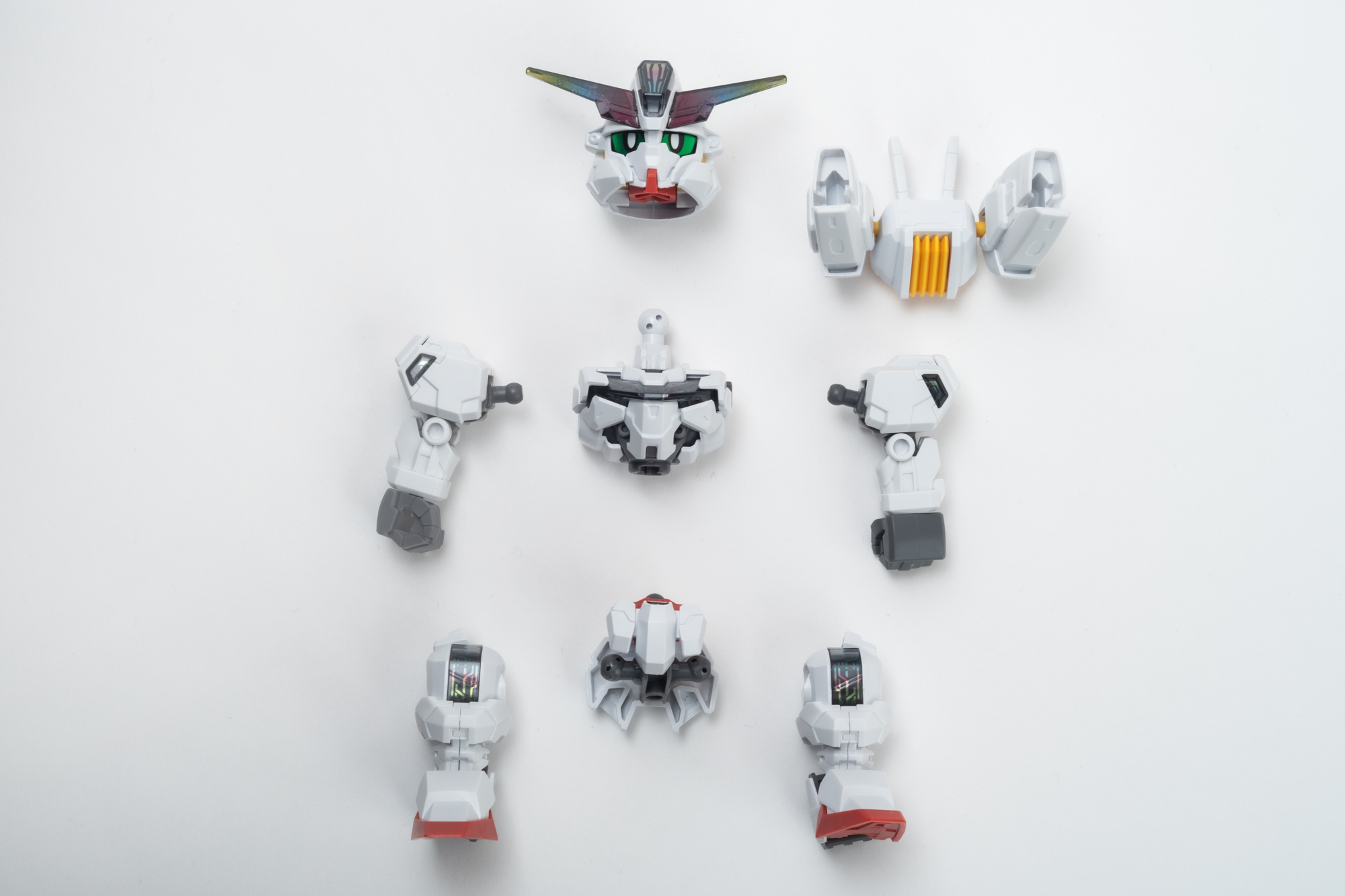 ここまで組み上げた各パーツ