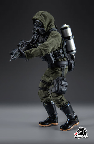1/6 12インチ 高高度降下装備特殊部隊カスタムフィギュア CS90 可動フィギュア「DH-S002LG SCP財団シリーズ 機動部隊Zeta-9