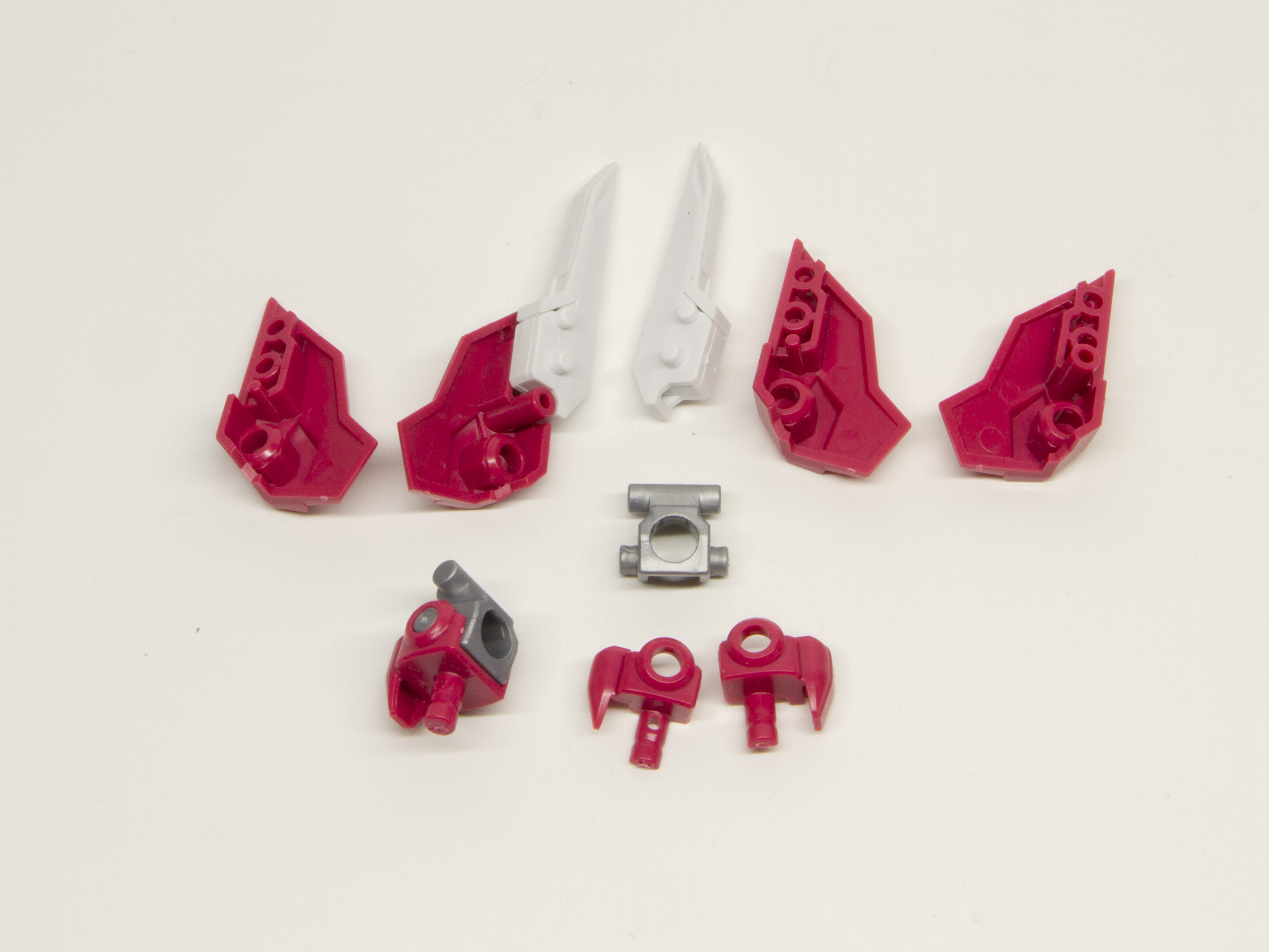 肩パーツの組み立て