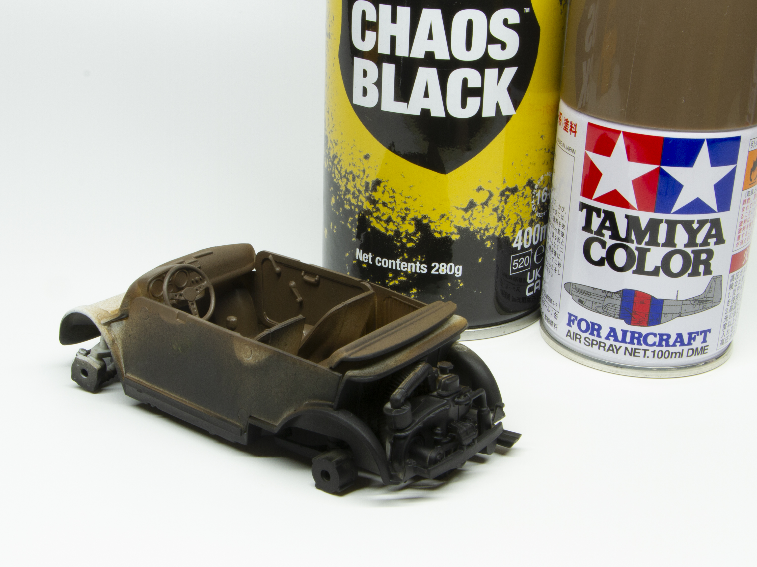 最後にクリアパーツなどを貼り付け直して完成