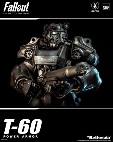 Fallout」可動フィギュア「T-60 パワーアーマー」が復刻！ 男性ヘッド