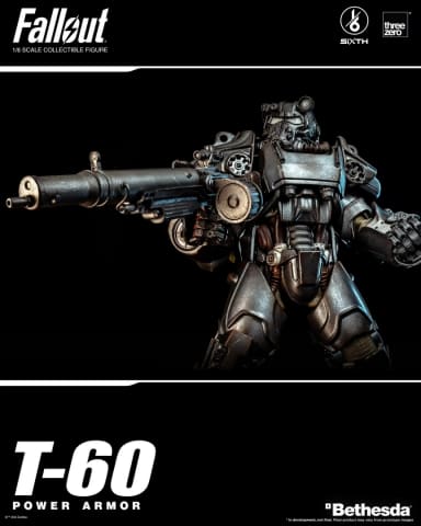 Fallout」可動フィギュア「T-60 パワーアーマー」が復刻！ 男性ヘッド