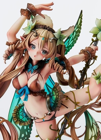 エルフ村 コスプレ衣装 第9村人 ユリシス 踊り子 蝶羽根付 ポール付 植物付 ヴェルテクスのオリジナルシリーズ「エルフ村」より踊り子エルフ