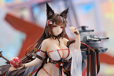 アズールレーン」より天城の水着衣装「走水静蓮」姿のフィギュアが2025
