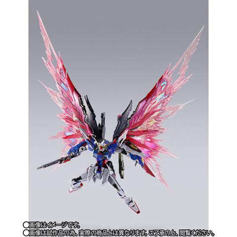 METAL BUILD ストライクフリーダムガンダム」、「デスティニー