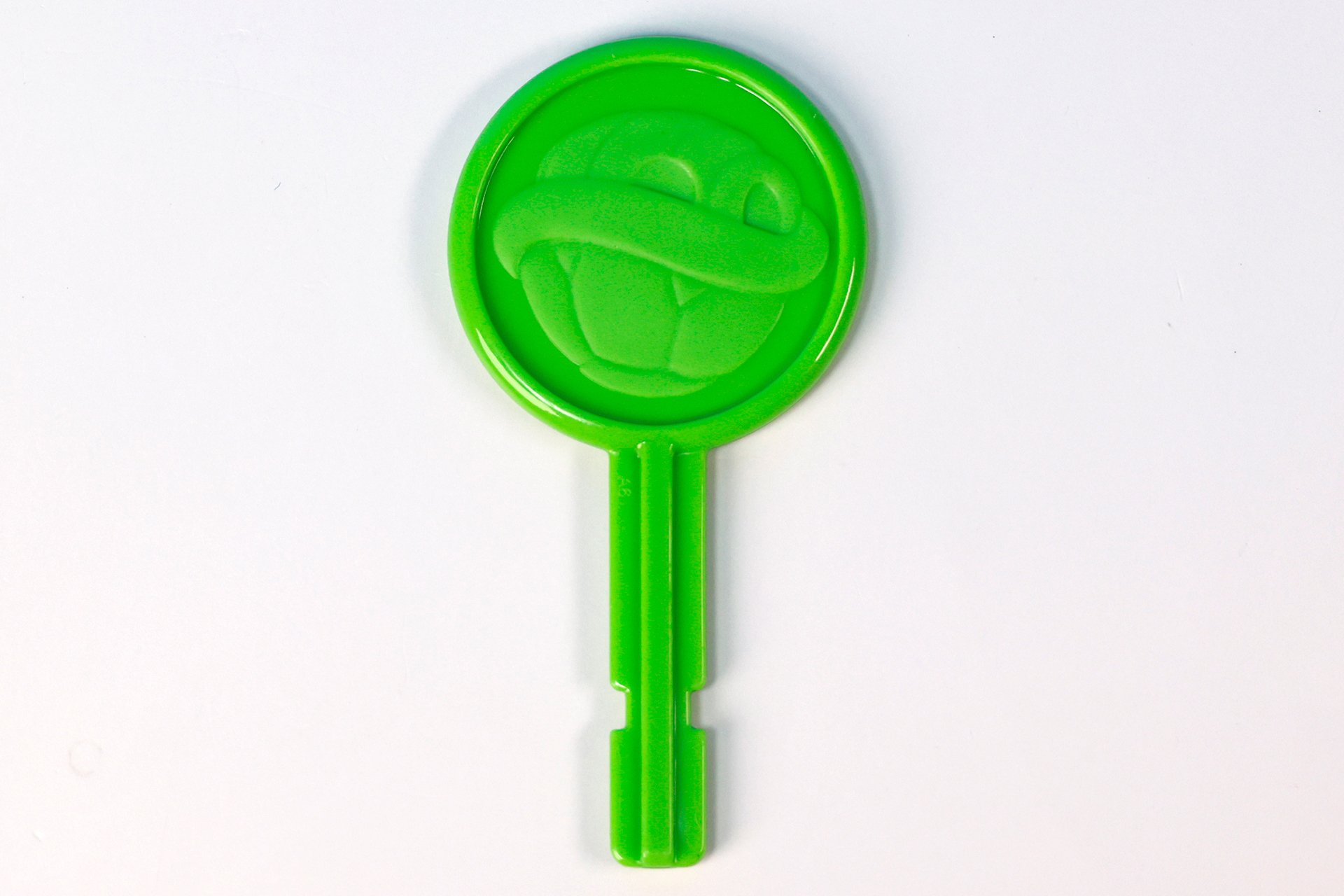 こうらが描かれたしたディスク