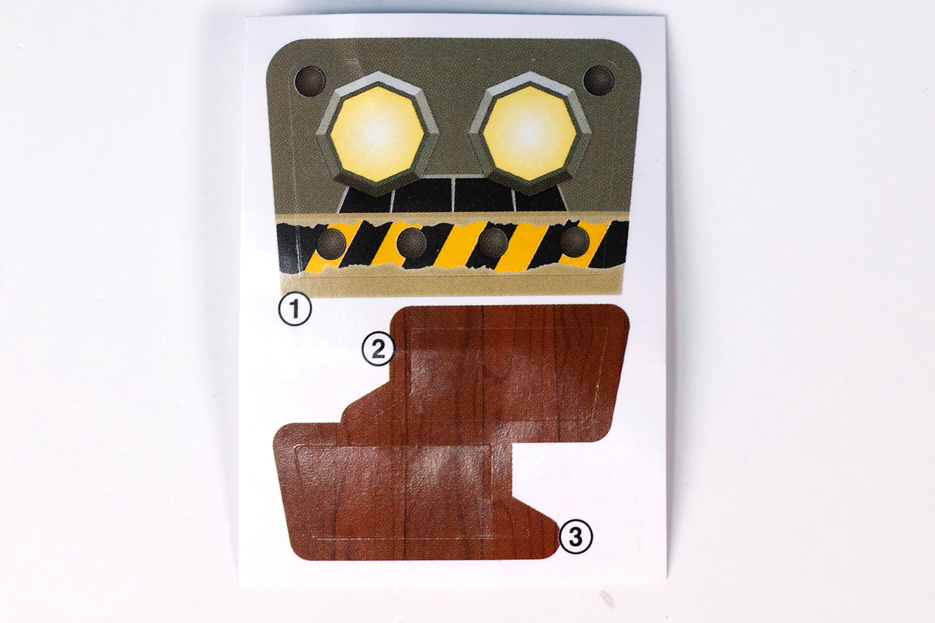 こちらはトロッコに貼るためのシール