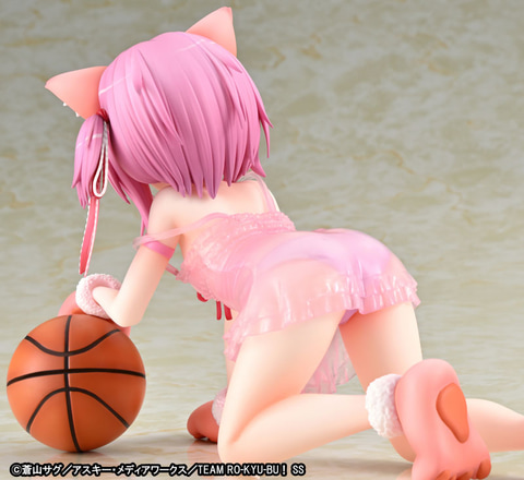 ロウきゅーぶ 湊智花 ケモミミランジェリー 1/7 回天堂 あみあみ限定特典付 ロウきゅーぶ！』よりケモミミランジェリー姿の湊智花1／7