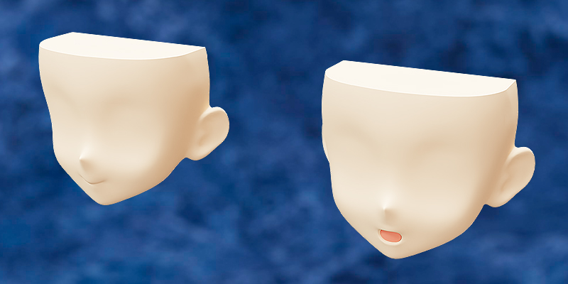 グッドスマイルカンパニー公式ショップ特典「無塗装フェイスパーツ2種」